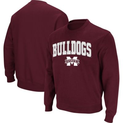 NCAA Mississippi State Bulldogs Arch & Logo Tackle Twill Pullover Sweatshirt