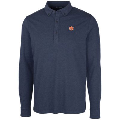 NCAA Auburn Tigers Advantage Long Sleeve Polo