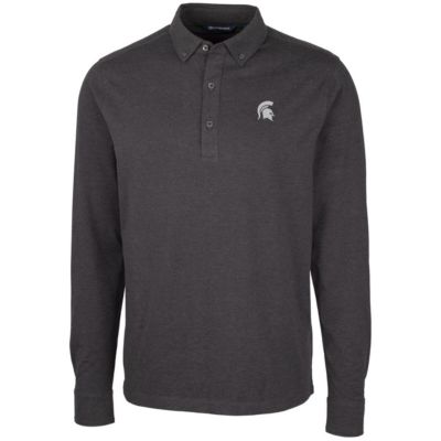 NCAA Michigan State Spartans Advantage Long Sleeve Polo