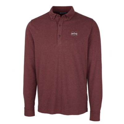 NCAA Mississippi State Bulldogs Advantage Long Sleeve Polo