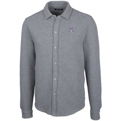 NCAA Arizona Wildcats Coastal Button-Up Shirt Jacket