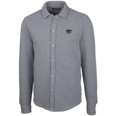 NCAA Kansas State Wildcats Coastal Button-Up Shirt Jacket