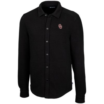 NCAA Oklahoma Sooners Coastal Button-Up Shirt Jacket