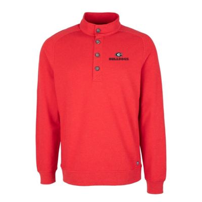 NCAA Georgia Bulldogs Saturday Mock Pullover Sweatshirt