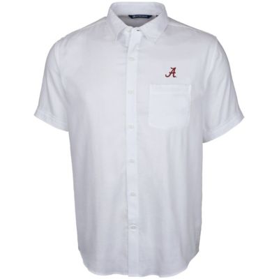 Alabama Crimson Tide NCAA Windward Twill Button-Up Short Sleeve Shirt