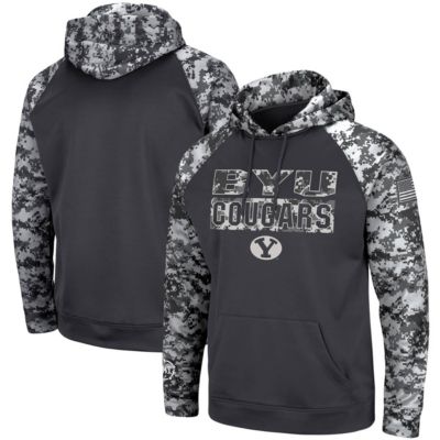 NCAA BYU Cougars OHT Military Appreciation Digital Pullover Hoodie
