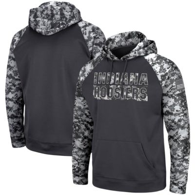 NCAA Indiana Hoosiers OHT Military Appreciation Digital Pullover Hoodie