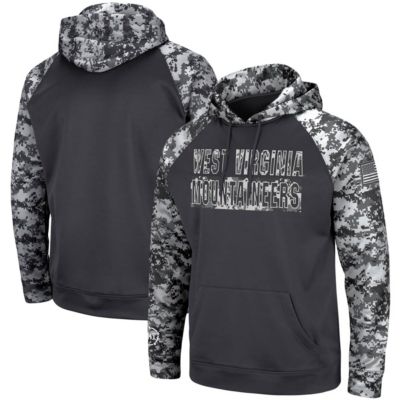 NCAA West Virginia Mountaineers OHT Military Appreciation Digital Pullover Hoodie