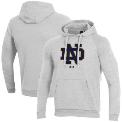 NCAA Under Armour ed Notre Dame Fighting Irish Primary School Logo All Day Raglan Pullover Hoodie