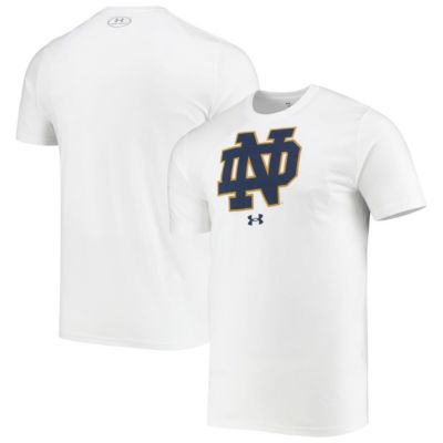 NCAA Under Armour Notre Dame Fighting Irish School Logo Performance Cotton T-Shirt