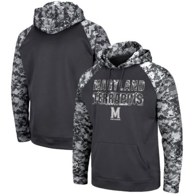 NCAA Maryland Terrapins OHT Military Appreciation Digital Pullover Hoodie