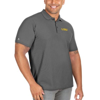 NCAA LSU Tigers Big & Tall Legacy Pique Polo