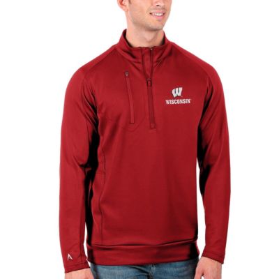 NCAA Wisconsin Badgers Big & Tall Generation Quarter-Zip Pullover Jacket