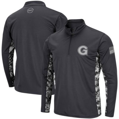 NCAA Georgetown Hoyas OHT Military Appreciation Digital Lightweight Quarter-Zip Pullover