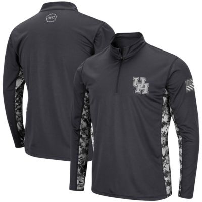 NCAA Houston Cougars OHT Military Appreciation Digital Lightweight Quarter-Zip Pullover