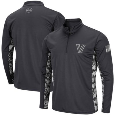 NCAA Villanova Wildcats OHT Military Appreciation Digital Lightweight Quarter-Zip Pullover