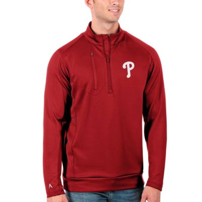 MLB Philadelphia Phillies Big & Tall Generation Quarter-Zip Pullover Jacket
