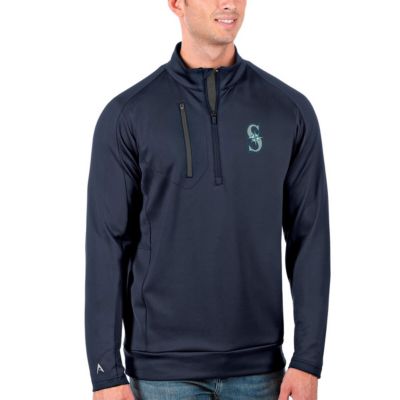 MLB Seattle Mariners Big & Tall Generation Quarter-Zip Pullover Jacket