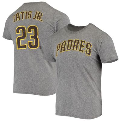 MLB Fernando Tatis Jr. ed San Diego Padres Name & Number Tri-Blend T-Shirt