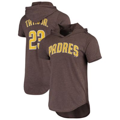 MLB Fernando Tatis Jr. ed San Diego Padres Softhand Player Tri-Blend Hoodie T-Shirt