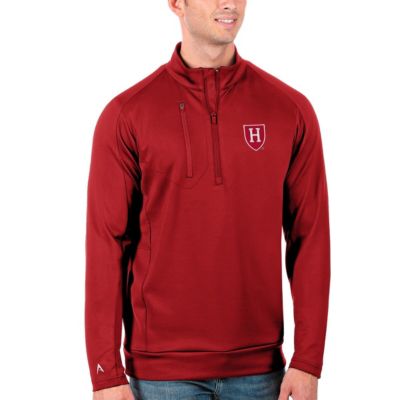 Harvard Crimson NCAA Big & Tall Generation Quarter-Zip Pullover Jacket