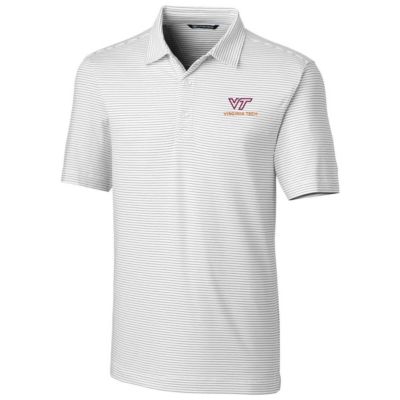 NCAA Virginia Tech Hokies Big & Tall Forge Pencil Stripe Logo Polo