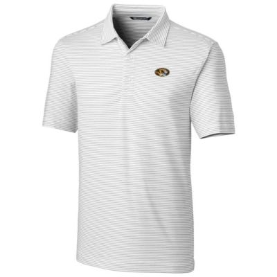 NCAA Missouri Tigers Big & Tall Forge Pencil Stripe Logo Polo