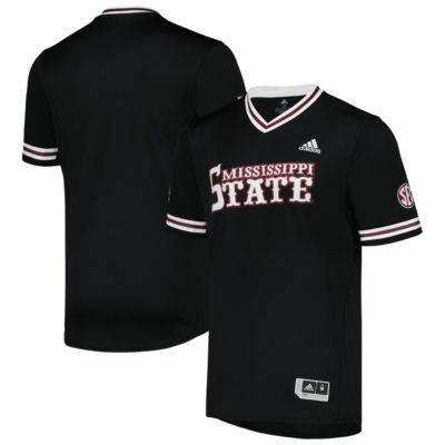 NCAA Mississippi State Bulldogs Replica V-Neck Baseball Jersey