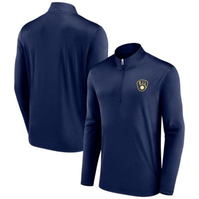 MLB Fanatics Milwaukee Brewers Underdog Mindset Quarter-Zip Jacket