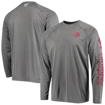 NCAA Texas A&M Aggies Terminal Tackle Omni-Shade Raglan Long Sleeve T-Shirt