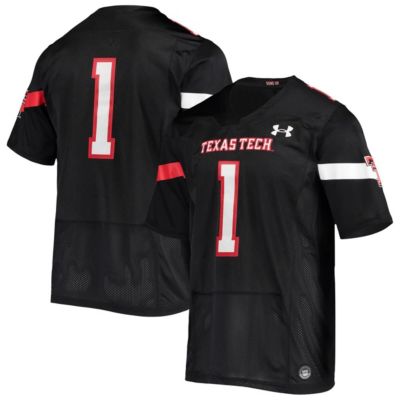 Texas Tech Red Raiders NCAA Under Armour #1 Team Premier Football Jersey