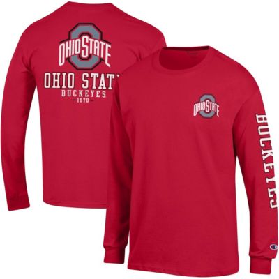 NCAA Ohio State Buckeyes Team Stack 3-Hit Long Sleeve T-Shirt