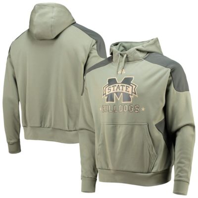 NCAA Mississippi State Bulldogs Military Appreciation Salute To Service AEROREADY Pullover Hoodie