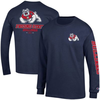 NCAA Fresno State Bulldogs Team Stack Long Sleeve T-Shirt