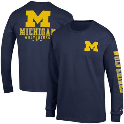 NCAA Michigan Wolverines Team Stack Long Sleeve T-Shirt