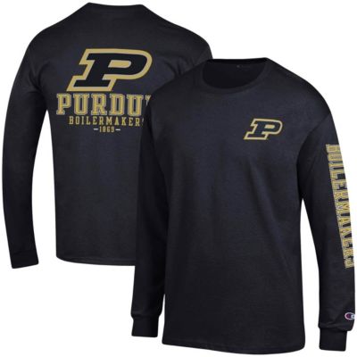 NCAA Purdue Boilermakers Team Stack Long Sleeve T-Shirt