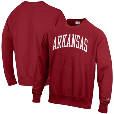 NCAA Arkansas Razorbacks Arch Reverse Weave Pullover Sweatshirt