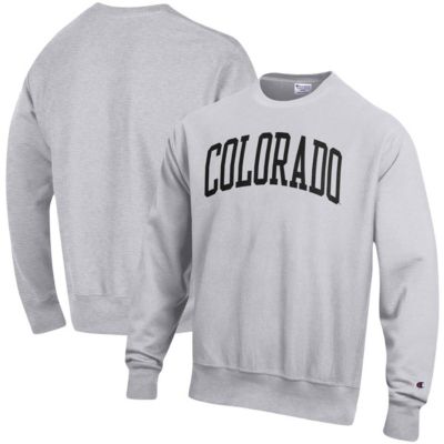 NCAA ed Colorado Buffaloes Arch Reverse Weave Pullover Sweatshirt