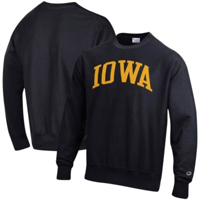 NCAA Iowa Hawkeyes Arch Reverse Weave Pullover Sweatshirt