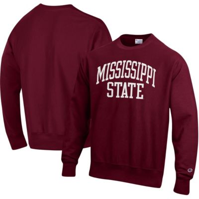 NCAA Mississippi State Bulldogs Arch Reverse Weave Pullover Sweatshirt