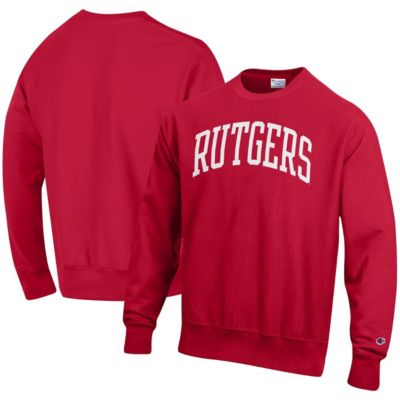 Rutgers Scarlet Knights NCAA Arch Reverse Weave Pullover Sweatshirt