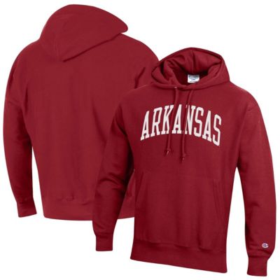 NCAA Arkansas Razorbacks Team Arch Reverse Weave Pullover Hoodie