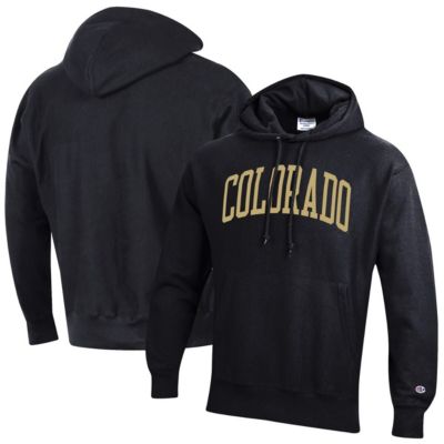 NCAA Colorado Buffaloes Team Arch Reverse Weave Pullover Hoodie