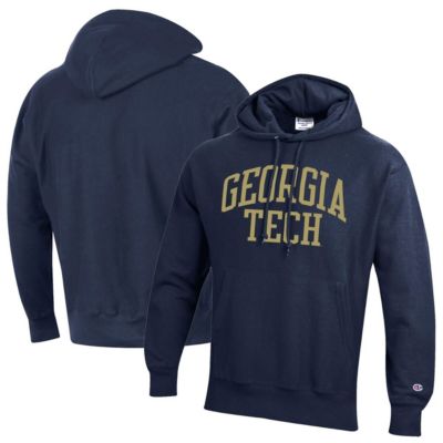 Georgia Tech Yellow Jackets NCAA Team Arch Reverse Weave Pullover Hoodie