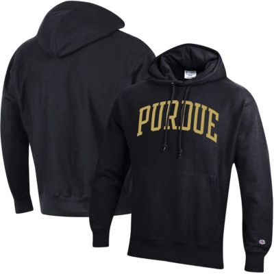 NCAA Purdue Boilermakers Team Arch Reverse Weave Pullover Hoodie