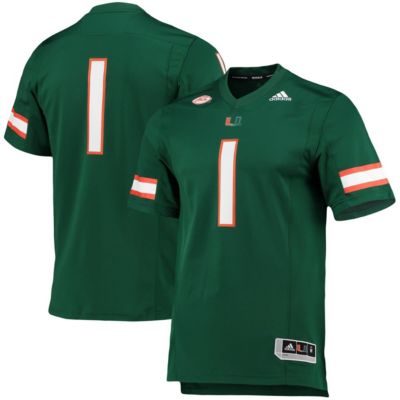 Miami (FL) Hurricanes NCAA #1 Team Premier Football Jersey