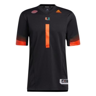 Miami (FL) Hurricanes NCAA #1 Premier Strategy Jersey