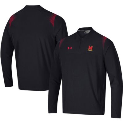 NCAA Under Armour Maryland Terrapins 2021 Sideline Motivate Quarter-Zip Top