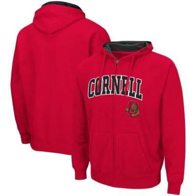 Cornell Big Red NCAA Arch & Logo 3.0 Full-Zip Hoodie
