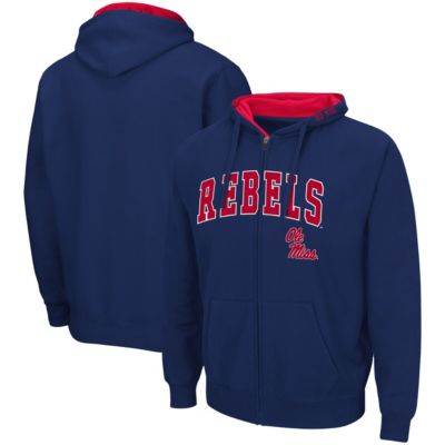 NCAA Ole Miss Rebels Arch & Logo 3.0 Full-Zip Hoodie